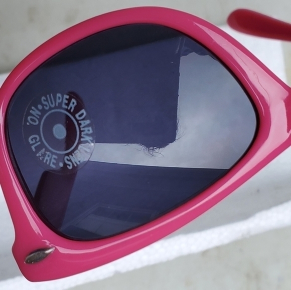Vintage Barbie Pink Wayfarer Sunglasses Retro 80s 90s Mod Glam UV NEW main image 4